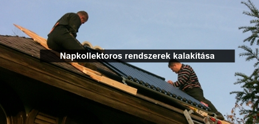napkollektor szerelés